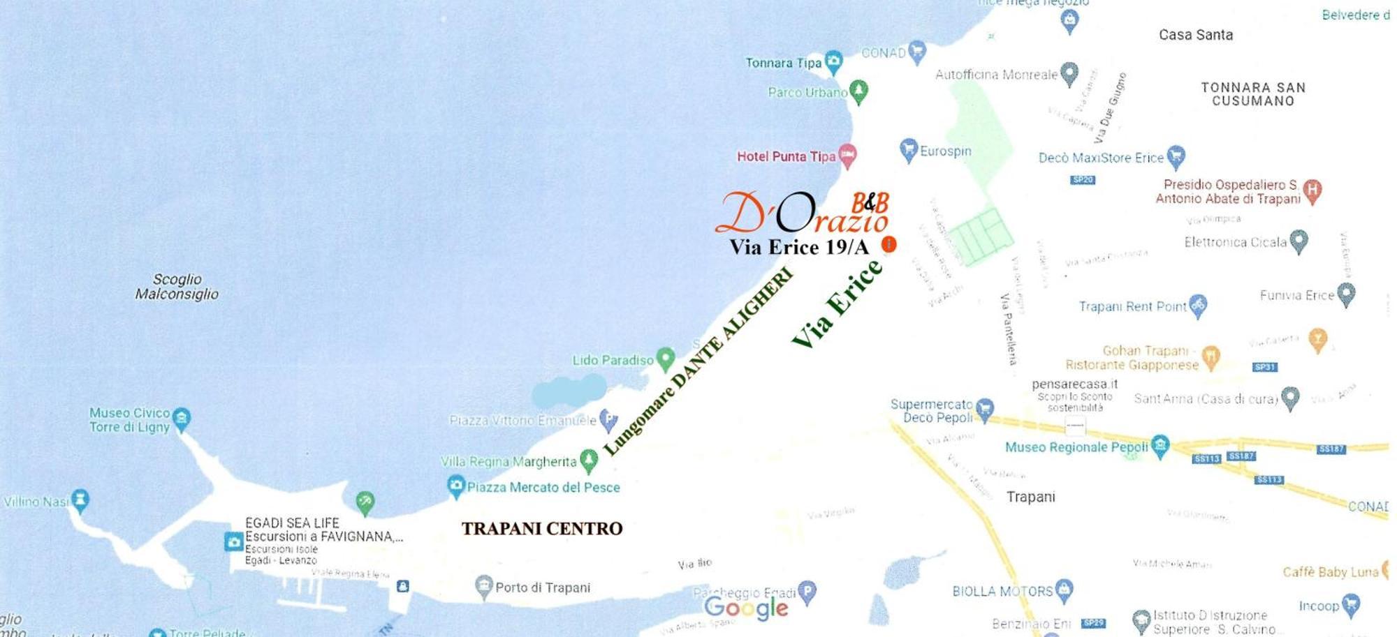 D'Orazio Mare E Dintorni Bed & Breakfast Trapani Luaran gambar